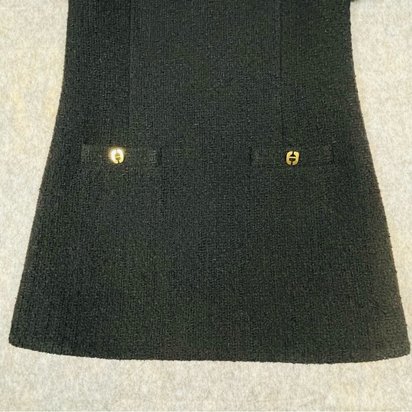 Ba&sh Mel Wool-Blend Tweed Polished Old Money Business Minidress - NWT - Sz M - Picture 12 of 16